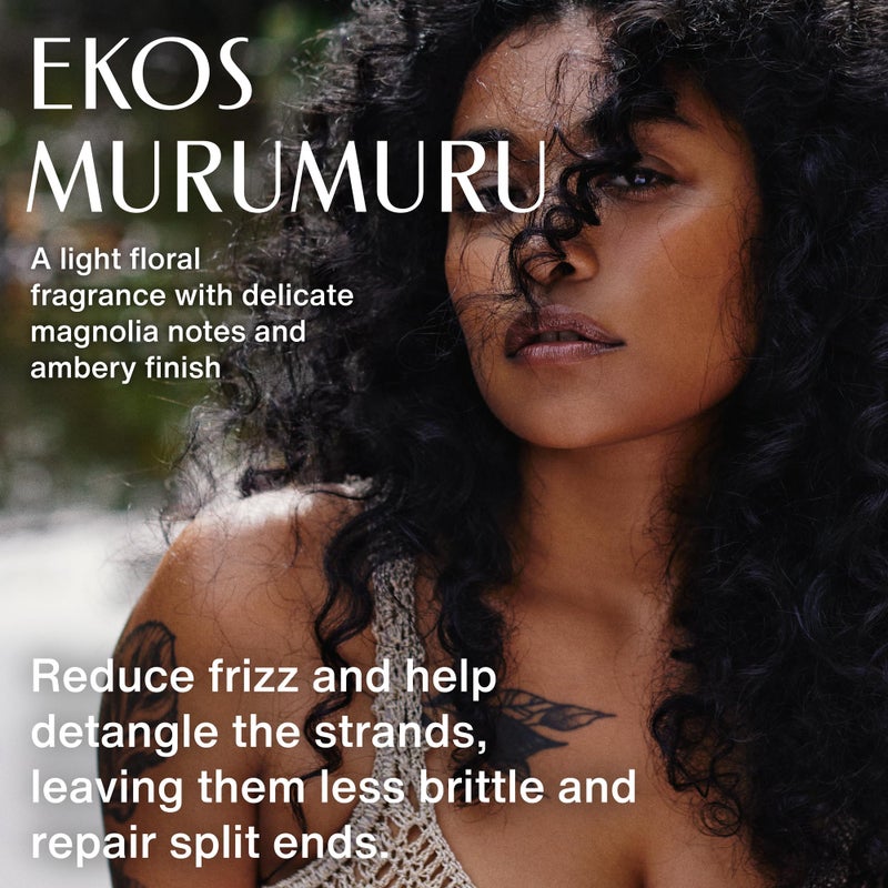 Natura Murumuru Hair Leave-In Conditioner, 1.5 oz - Unisex, For Frizzy Hair - Repairs Split Ends, Reduces Frizz, Detangles, Vegan - Image 2